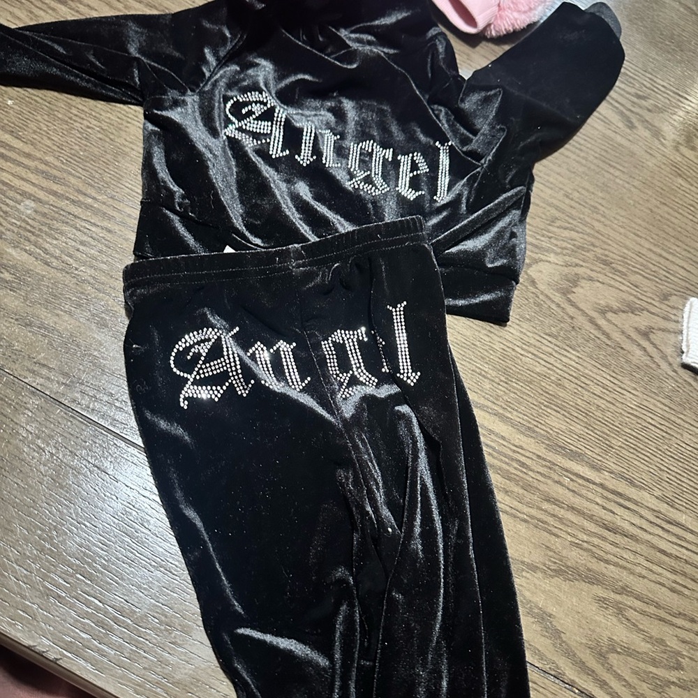 Black Velvet Kids Pajamas